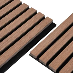 Nimara Akustikpanel i røget egetræsfiner 1200x520x18 mm* Akustikpaneler I Sort|Akustikpaneler I Røget Eg