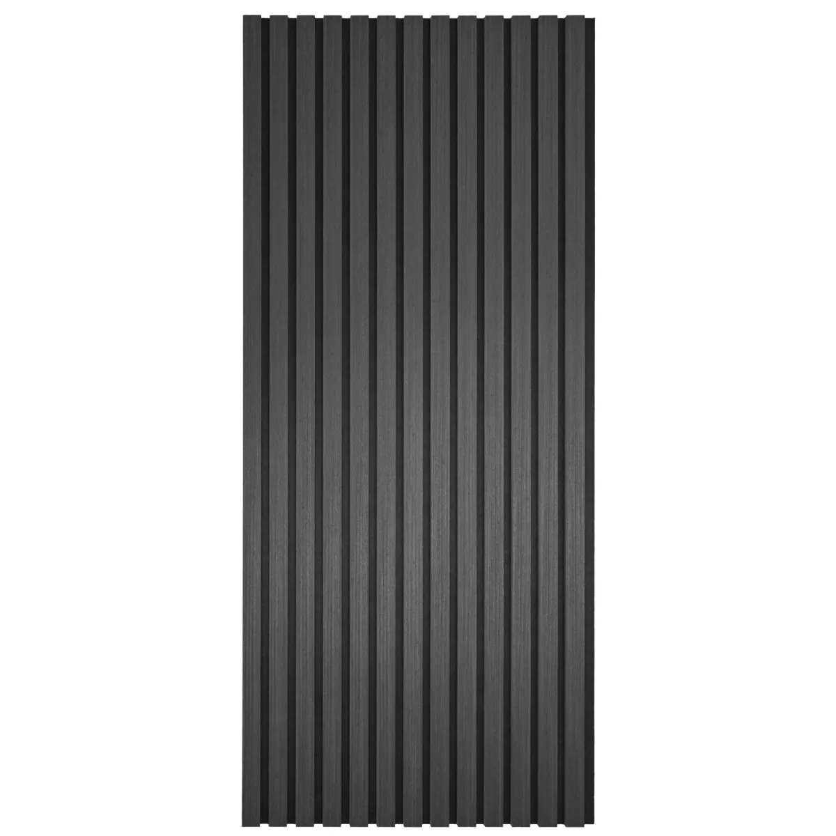 Nimara Akustikpanel i sort egetræsfiner 1200x520x18 mm* Akustikpaneler I Sort|Akustikpaneler I Røget Eg