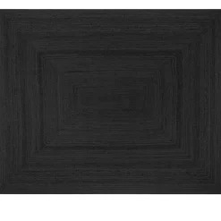 Nimara Alex tæppe - Sort jute 180x120* Jute Tæpper