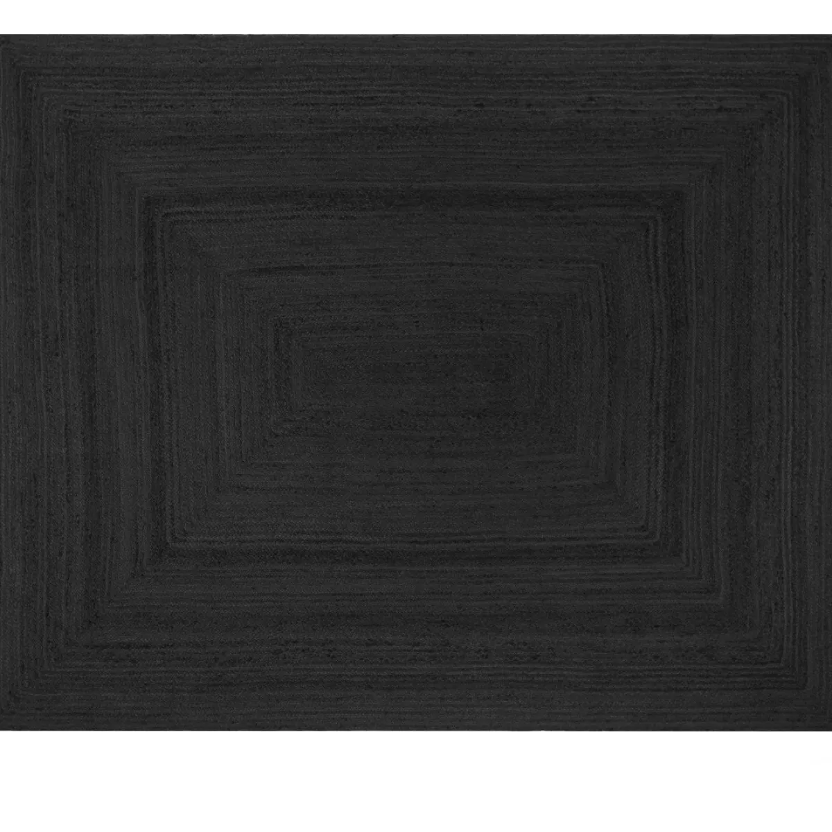 Nimara Alex tæppe - Sort jute 180x120* Jute Tæpper