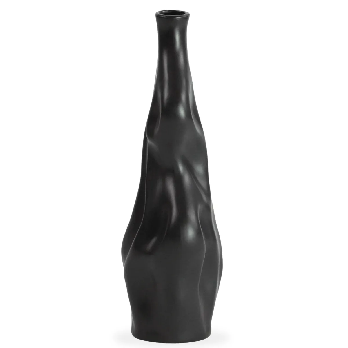 Nimara Alva keramik vase sort 25 cm* Vaser
