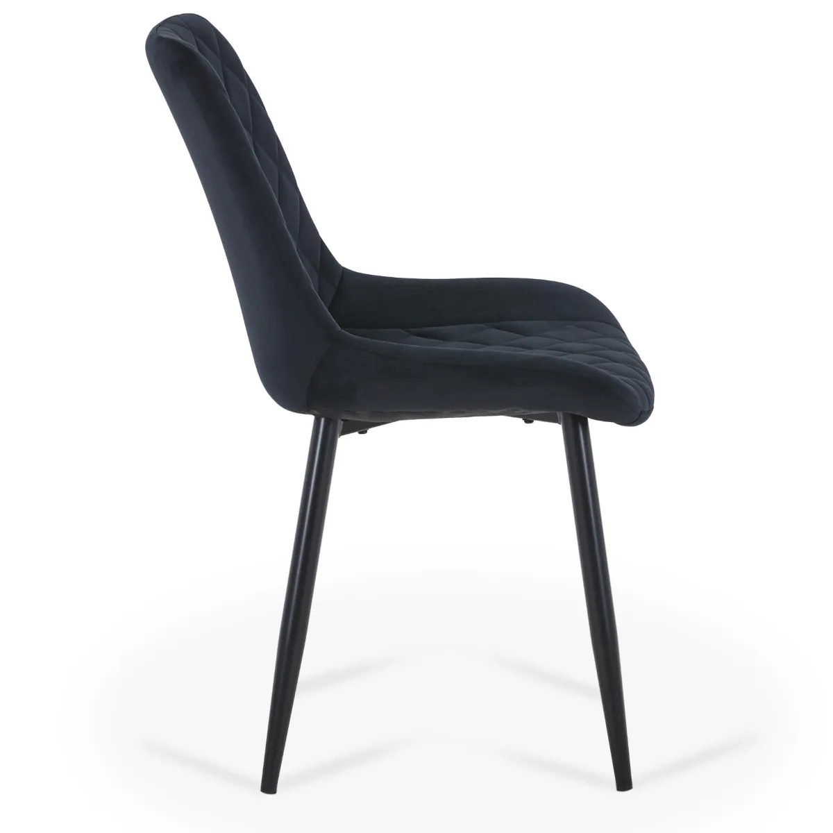 Nimara Amina - spisebordsstol i sort velour* Spisebordsstole