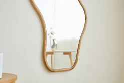 Nimara Angela organisk spejl med træramme i eg 100x50 cm* Spejle