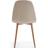 Nimara Anna spisebordsstol - beige tekstil med egelook* Spisebordsstole