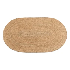 Nimara Arthur oval tæppe - Jute 60x90 cm* Jute Tæpper