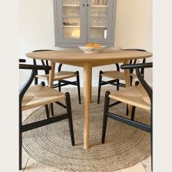Nimara Arthur rundt tæppe - Jute Ø150 cm* Jute Tæpper