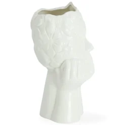 Nimara Asti keramik vase i hvid 19,8 cm* Vaser