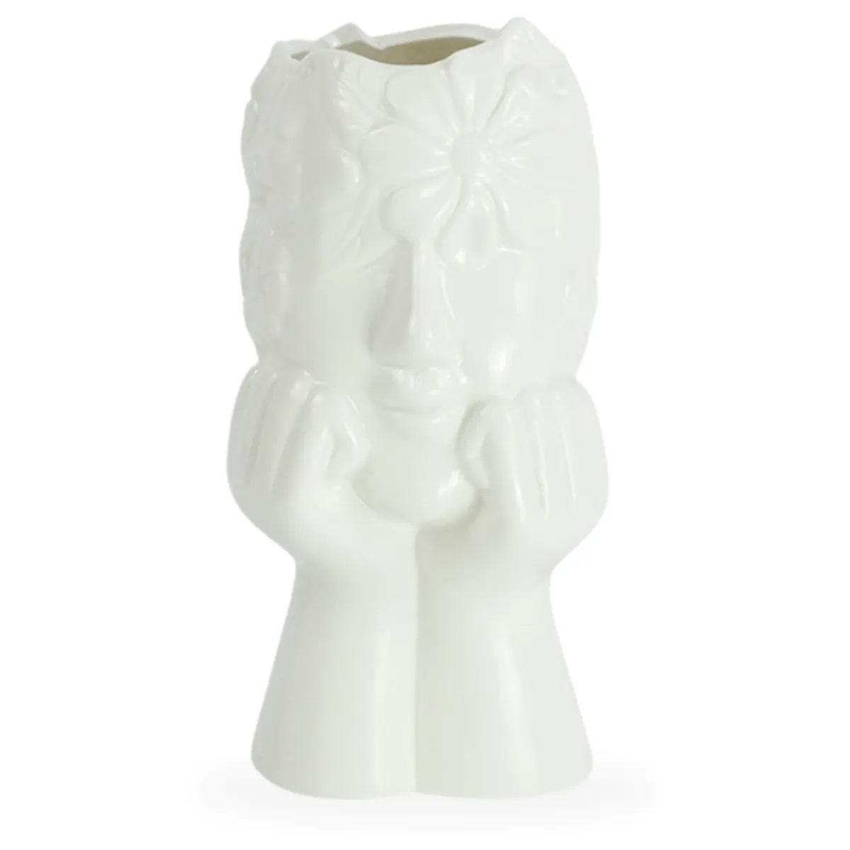 Nimara Asti keramik vase i hvid 19,8 cm* Vaser