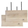 Nimara Aura - Tillægsplader til plankebord, 2 stk - Hvidolieret egetræ (Restparti)* Spiseborde
