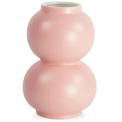 Nimara Becca bobleform keramik vase lyserød 21 cm* Vaser