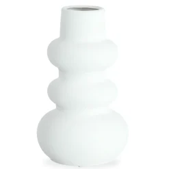 Nimara Billie keramik vase hvid 24 cm* Vaser