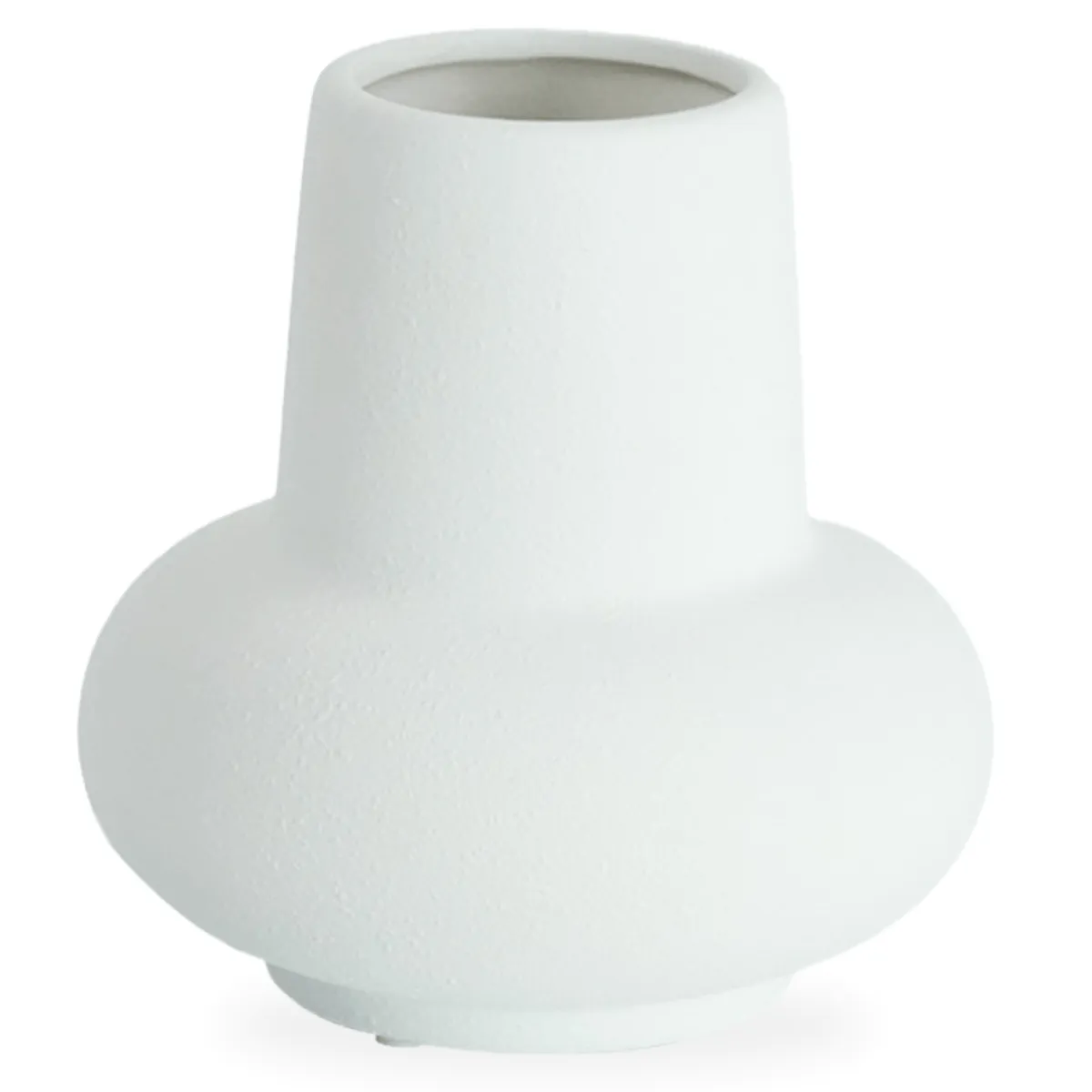 Nimara Birka keramik vase hvid 15 cm* Vaser