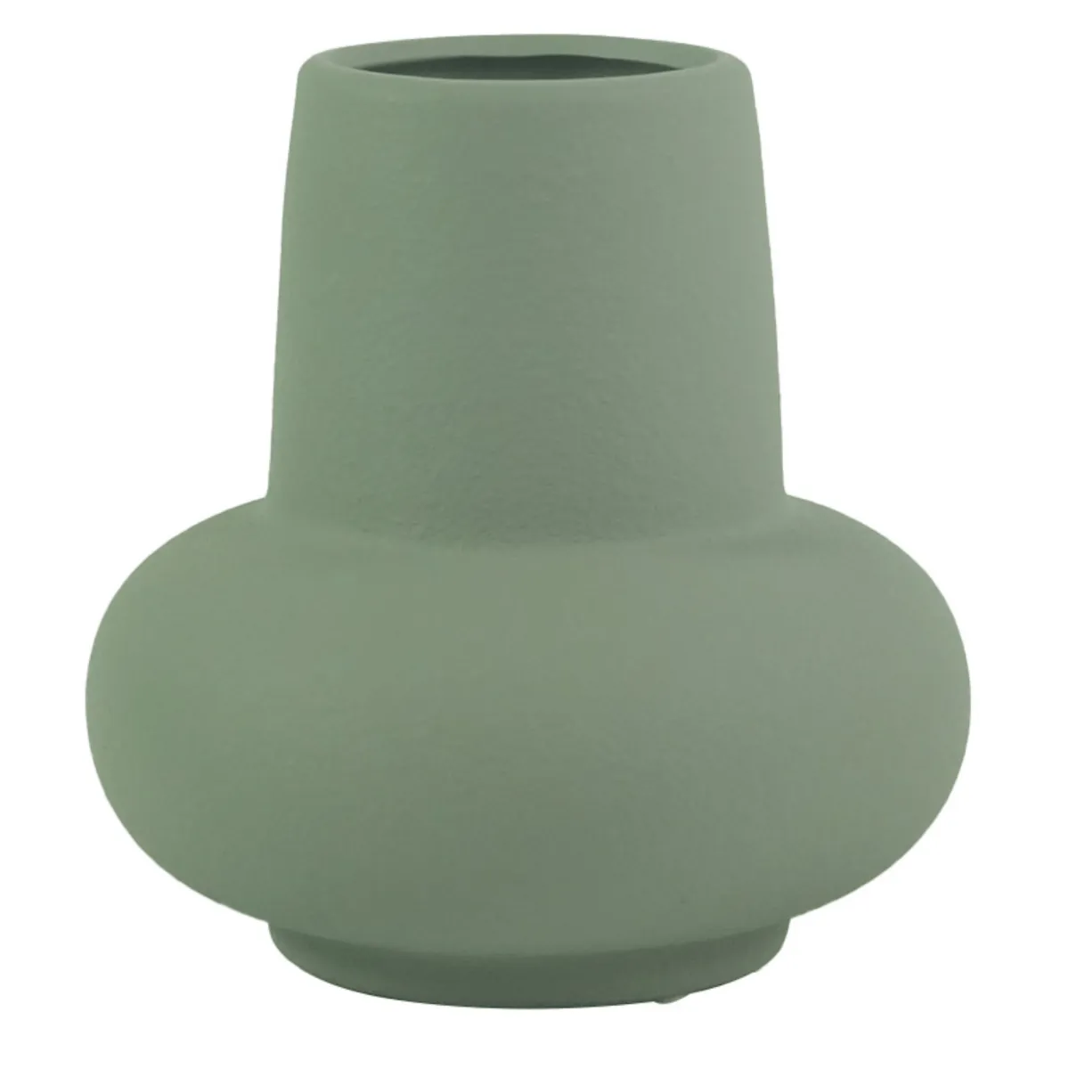 Nimara Birka keramik vase støvet grøn 15 cm* Vaser