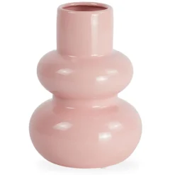 Nimara Bliss keramik vase lyserød 19,5 cm* Vaser