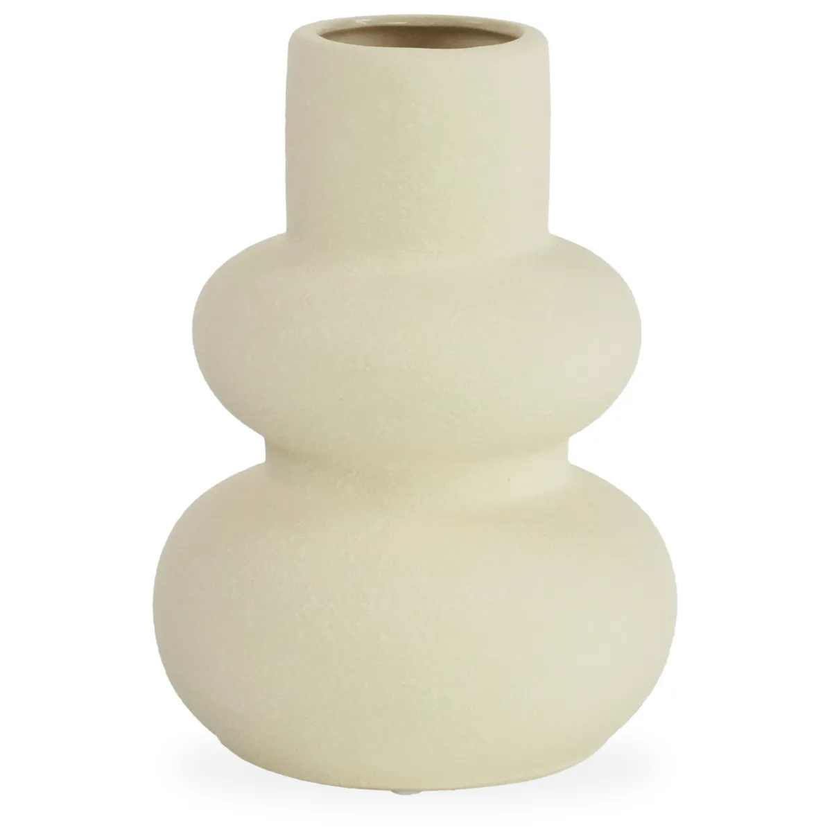 Nimara Bliss keramik vase sand 19,5 cm* Vaser