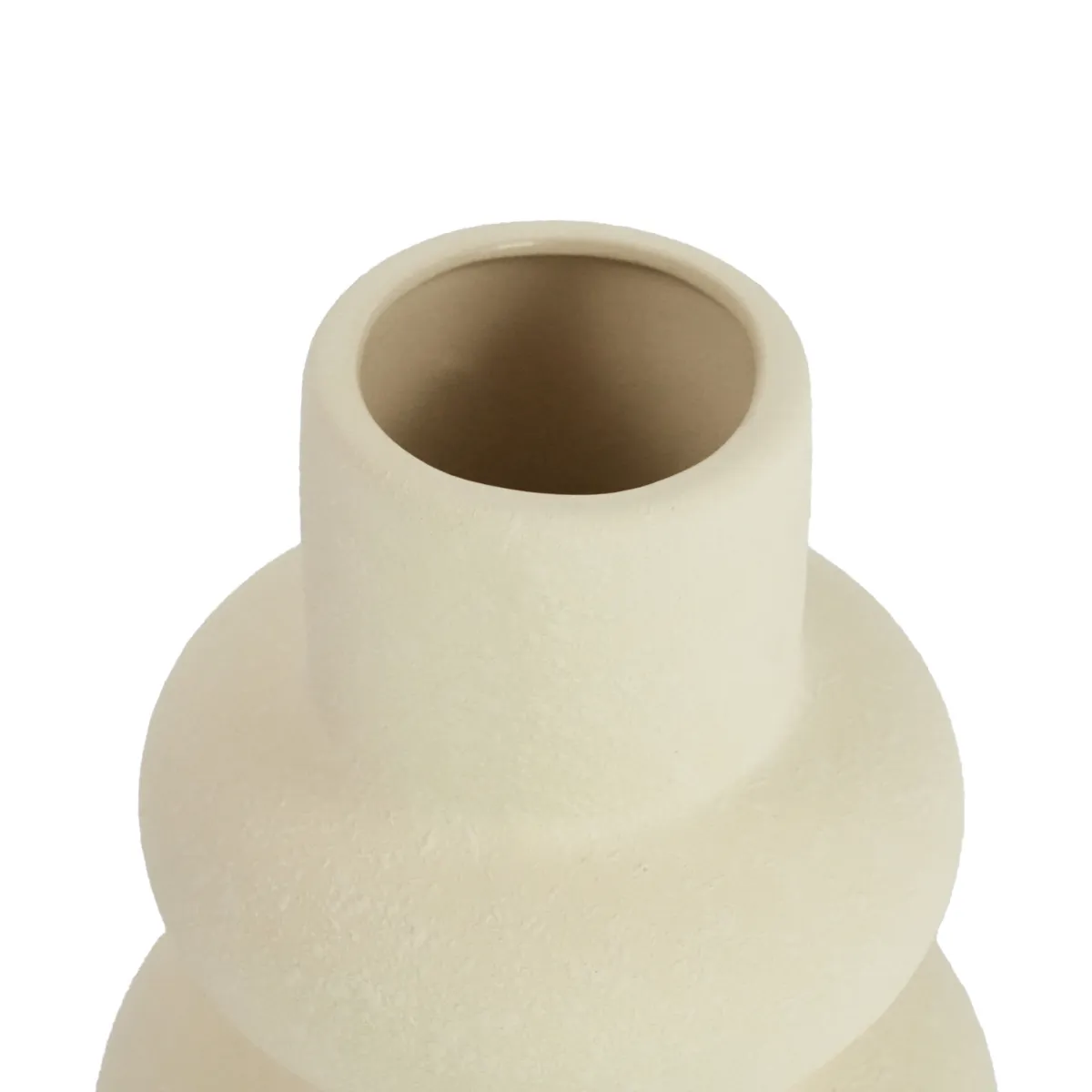 Nimara Bliss keramik vase sand 19,5 cm* Vaser