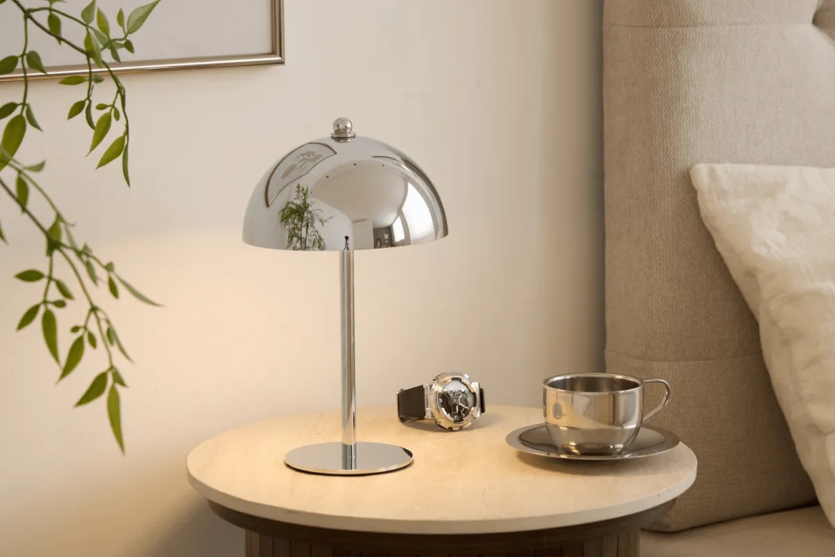 Nimara Bloom bordlampe Chrome* Bordlamper