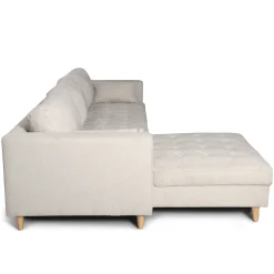 Nimara Brandy - Højrevendt og venstrevendt vendbar chaiselong sofa beige - L: 290 x D: 96 x H: 80 cm* Sofaer