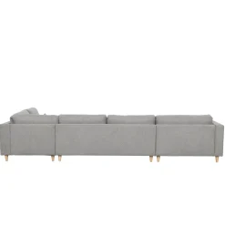 Nimara Brandy - venstrevendt u-sofa i grå med chaiselong - L: 366 x D: 211 x H: 80 cm* Sofaer