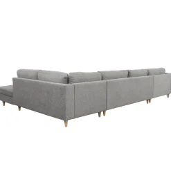 Nimara Brandy - venstrevendt u-sofa i grå med chaiselong - L: 366 x D: 211 x H: 80 cm* Sofaer