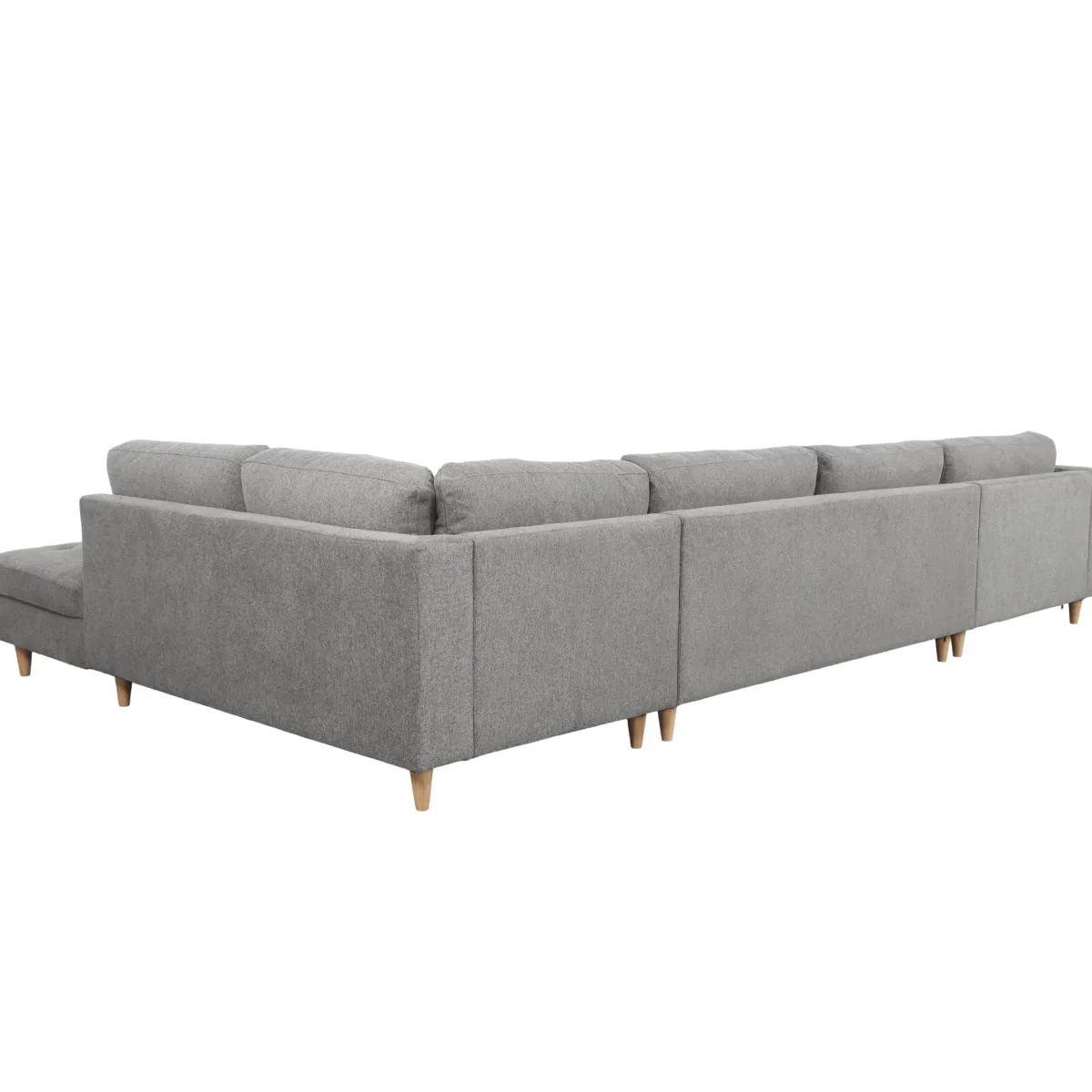 Nimara Brandy - venstrevendt u-sofa i grå med chaiselong - L: 366 x D: 211 x H: 80 cm* Sofaer