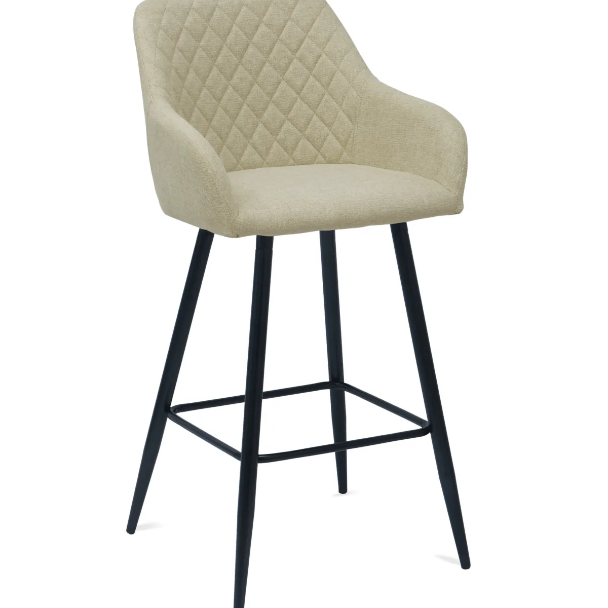 Nimara Carlo barstol - beige med armlæn 65 cm* Barstole