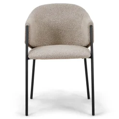 Nimara Carolina spisebordsstol i beige boucle* Spisebordsstole