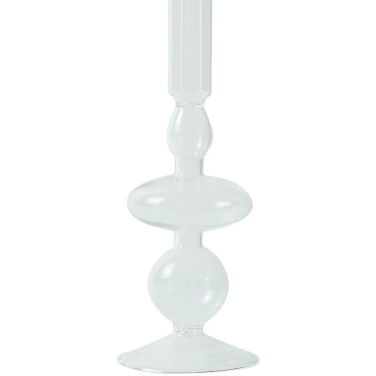 Nimara Chicka lysestage glas klar 21 cm* Lysestager