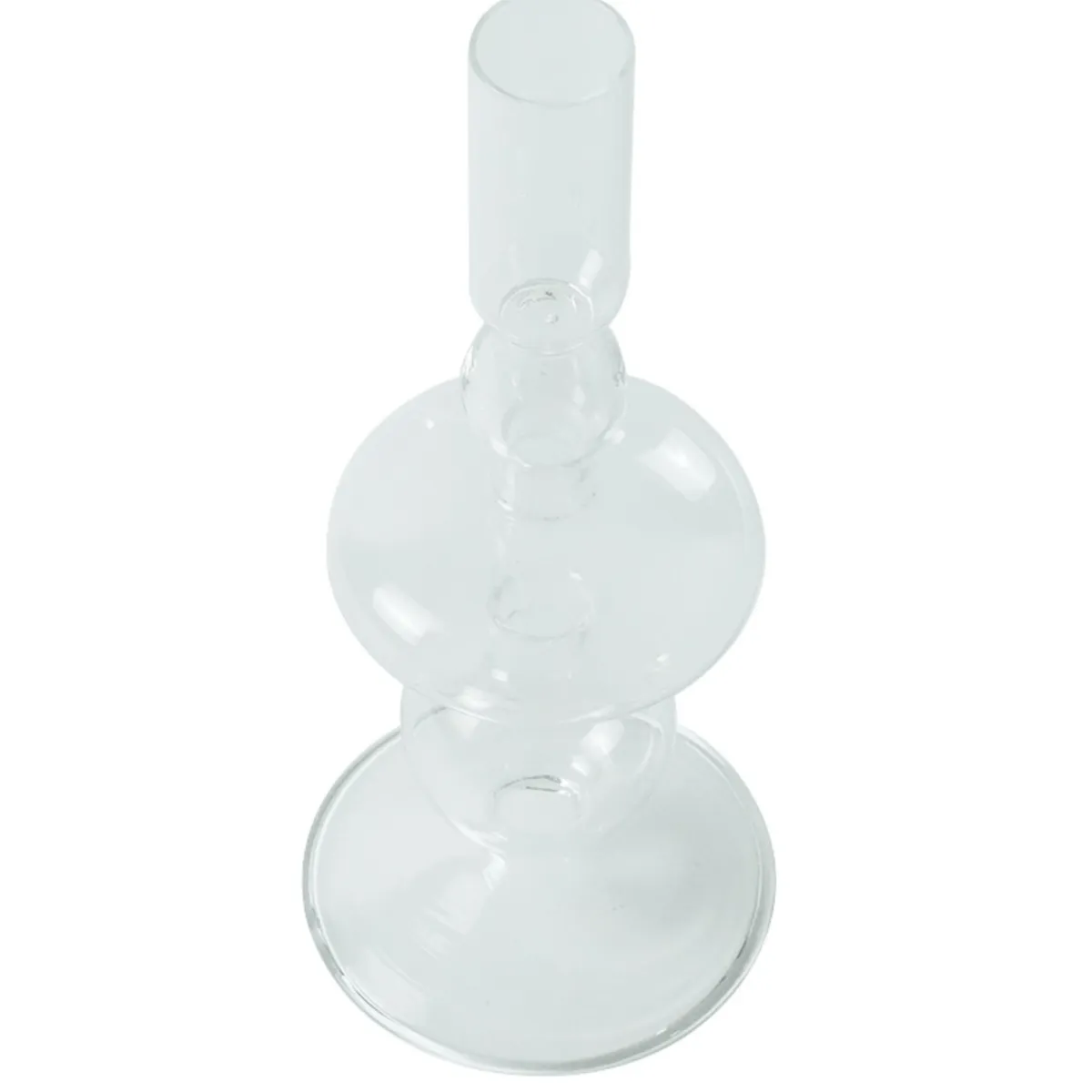 Nimara Chicka lysestage glas klar 21 cm* Lysestager