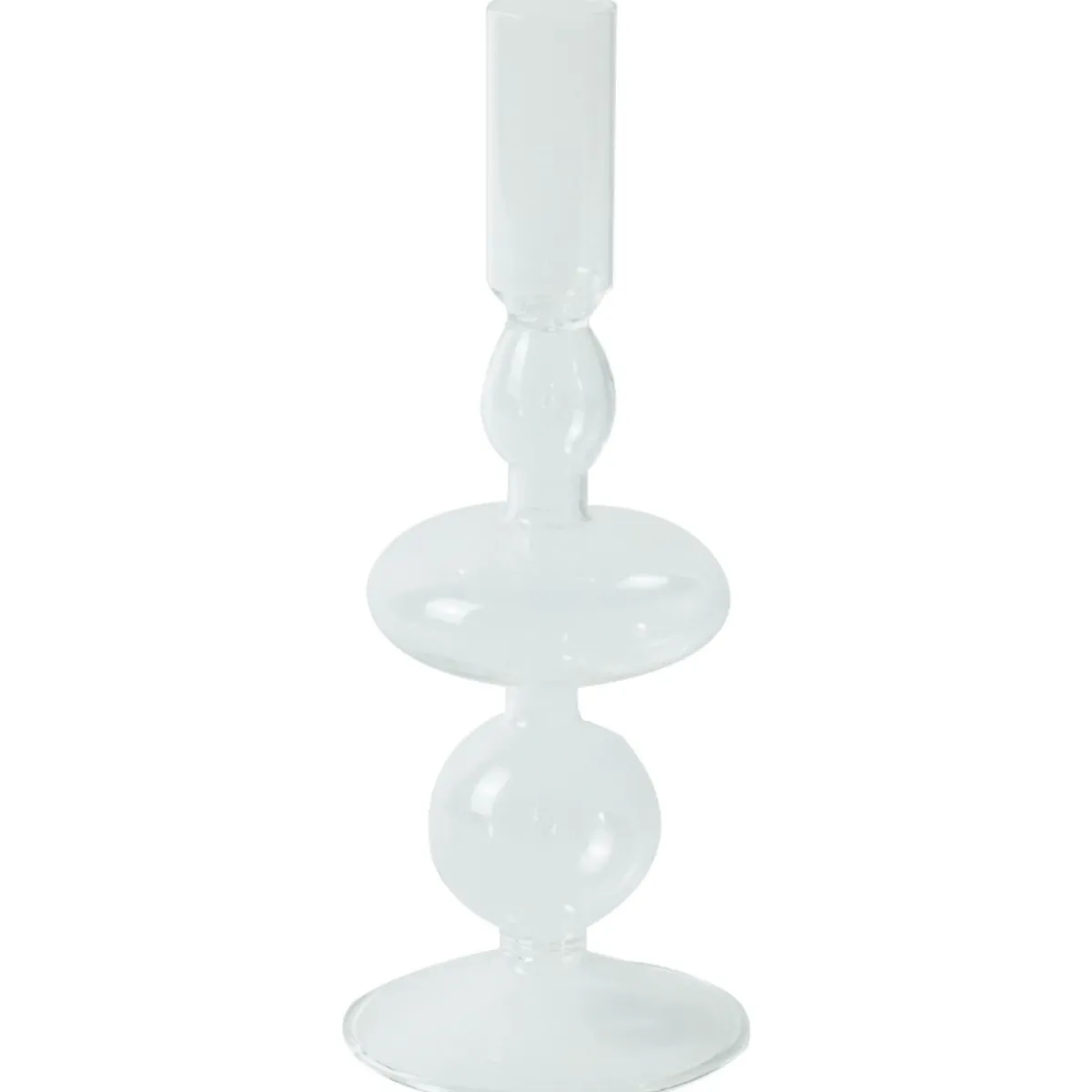 Nimara Chicka lysestage glas klar 21 cm* Lysestager