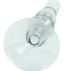 Nimara Cora glas lysestage grå 20 cm* Lysestager