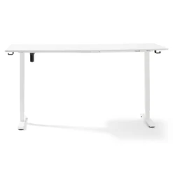 Nimara Damian hæve- og sænkebord skrivebord 160x80 cm i hvid* Skriveborde