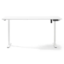 Nimara Damian hæve- og sænkebord skrivebord 160x80 cm i hvid* Skriveborde