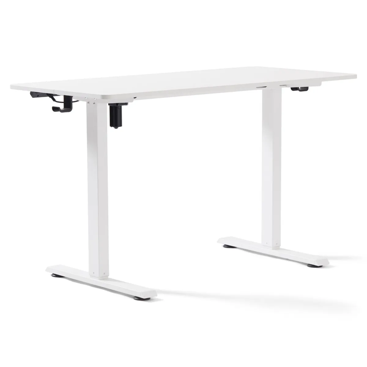 Nimara Damian hæve- og sænkebord skrivebord 115x60 cm i hvid* Skriveborde