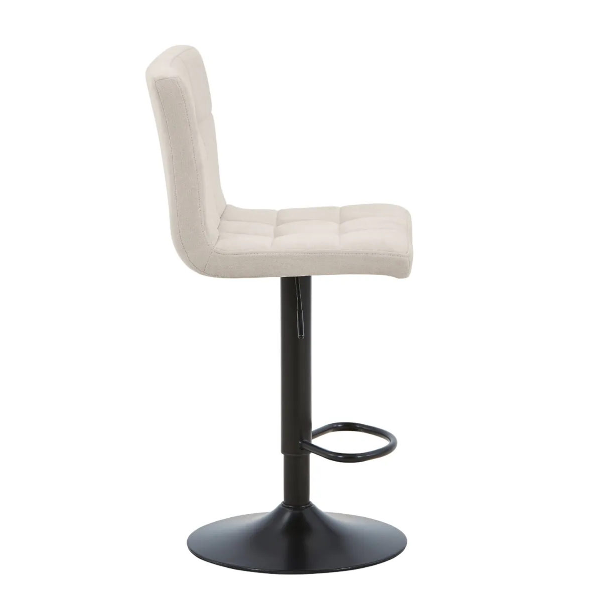 Nimara Diana - beige justerbar barstol med drejefunktion 360 grader* Spisebordsstole|Barstole