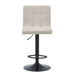 Nimara Diana - beige justerbar barstol med drejefunktion 360 grader* Spisebordsstole|Barstole