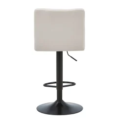 Nimara Diana - beige justerbar barstol med drejefunktion 360 grader* Spisebordsstole|Barstole