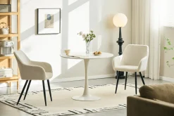 Nimara Diego spisebord hvid Ø90 cm* Spiseborde