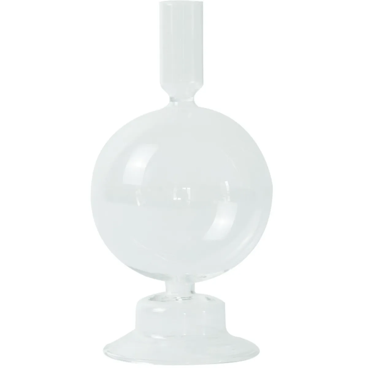 Nimara Effi glas lysestage klar 20 cm* Lysestager
