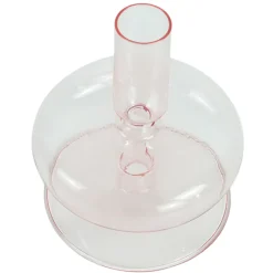 Nimara Elly glas lysestage lyserød 12 cm* Lysestager