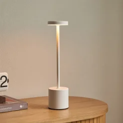 Nimara Elvis LED bordlampe hvid* Bordlamper