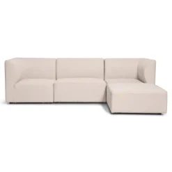 Nimara Emilia modulsofa i beige 3 moduler højre- og venstrevendt chaiselong L: 243 X D: 158 X H: 72 cm* Sofaer