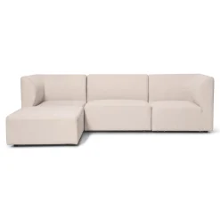 Nimara Emilia modulsofa i beige 3 moduler højre- og venstrevendt chaiselong L: 243 X D: 158 X H: 72 cm* Sofaer