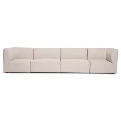 Nimara Emilia modulsofa i beige 4 moduler L: 328 X D: 79 X H: 72 cm* Sofaer