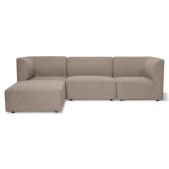 Nimara Emilia modulsofa i sand 3 moduler højre- og venstrevendt chaiselong L: 243 X D: 158 X H: 72 cm* Sofaer