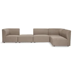 Nimara Emilia modulsofa i sand 4 moduler med højre- og venstrevendt chaiselong L: 328 X D: 158 X H: 72 cm* Sofaer