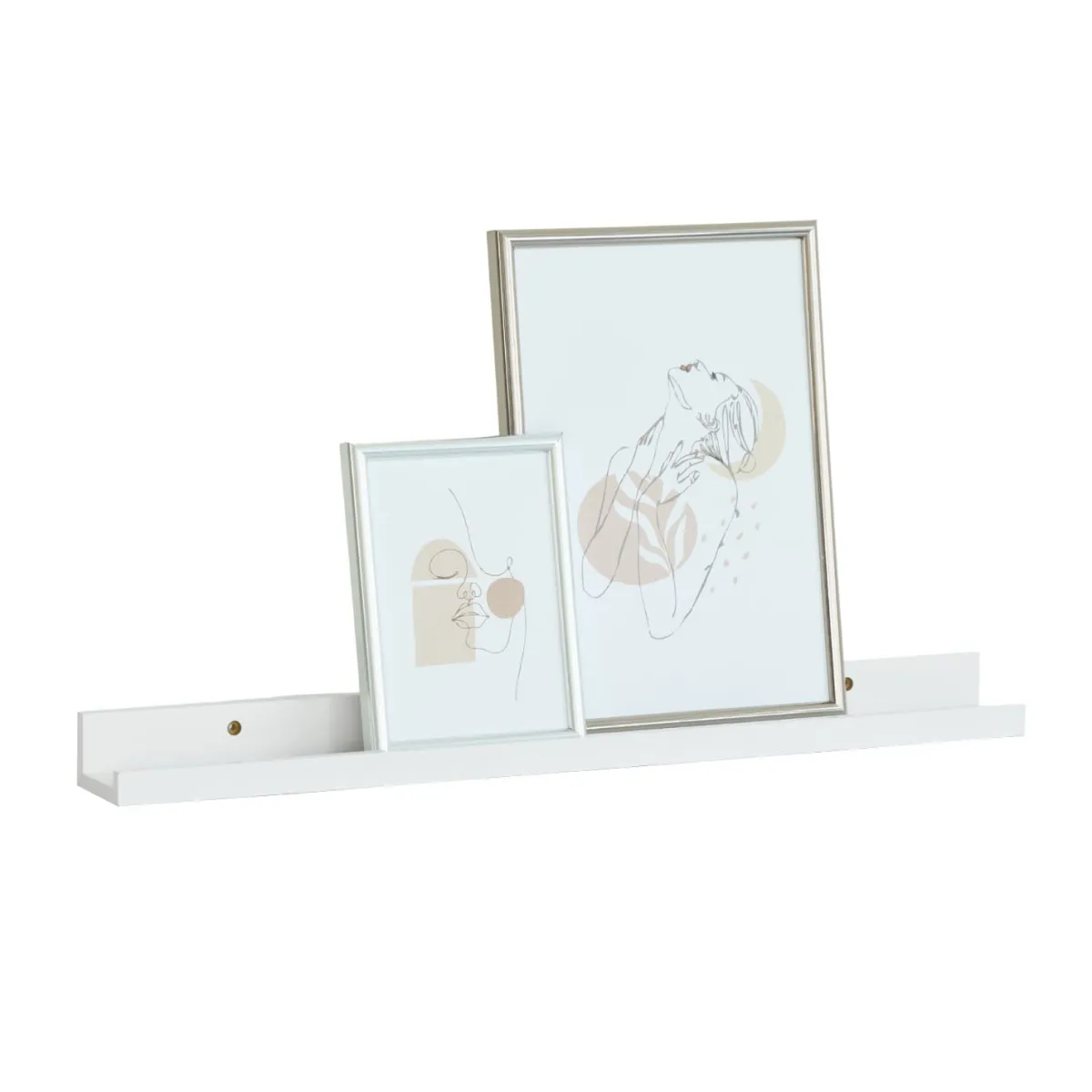 Nimara Emmie billedhylde hvid 60x7 cm* Hylder|Opbevaring Til Stuen