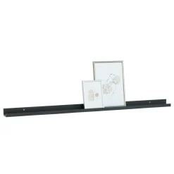 Nimara Emmie billedhylde sort 115x7 cm* Hylder|Opbevaring Til Stuen