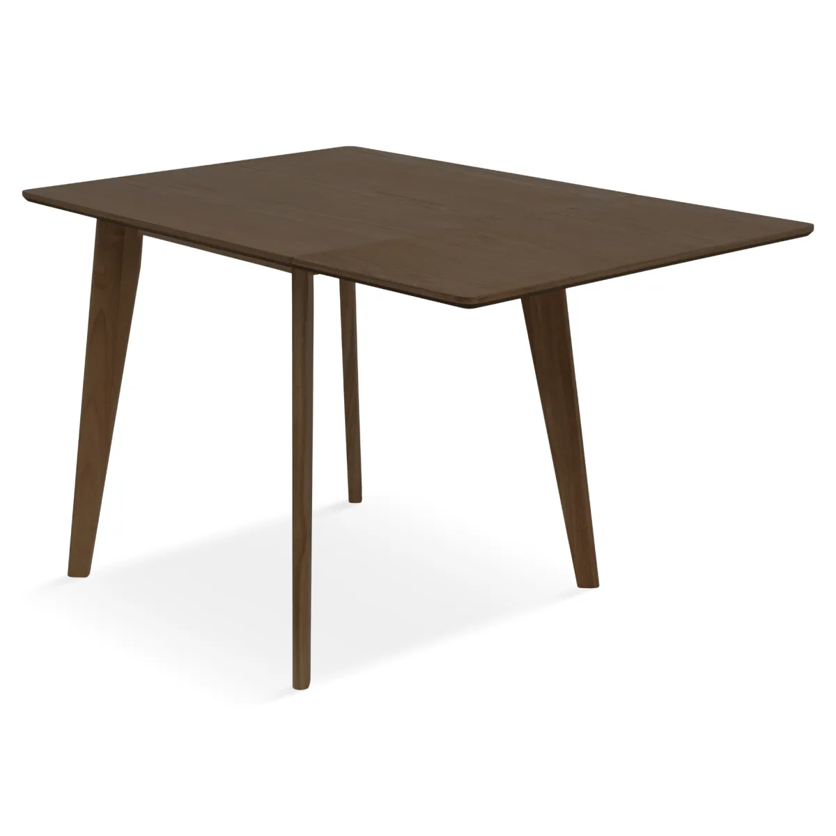 Nimara Ezra - Røget Eg klap ud spisebord med tillægsplader i lakeret egefiner - 80/120 x 80 cm* Spiseborde
