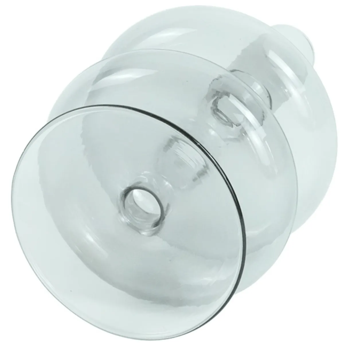 Nimara Fairy glas lysestage grå 15 cm* Lysestager